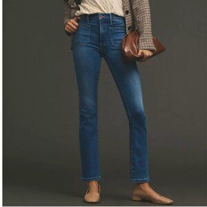 MOTHER the Insider Patch Pocket Ankle Jeans, Happy Pill size 27